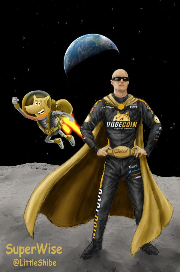 Dogecar to the moon: Josh Wise races with the shibes