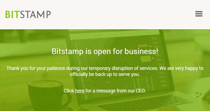 Bitstamp Offers No-Fee Trading After $5 Million Theft