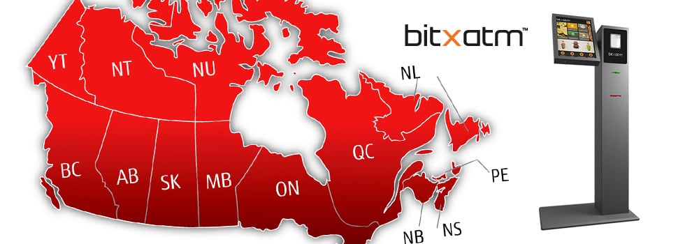 QuadrigaCX to Install Bitcoin ATMs All Over Canada