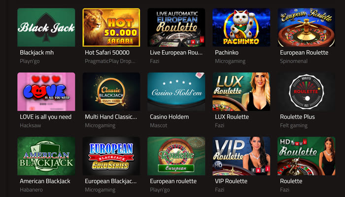 Huge Online Casino Games Selection for 2024