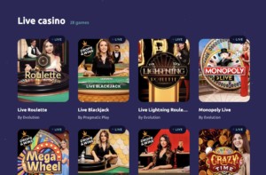 Spin Away Casino Live Games